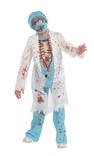 12-14V Zombie Lääkäri Halloweenasu - Kauhu ja vampyyrit - 21944 - 1