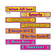 Disco / Groovy tienviitat - 60-70-Luku (Hippi) - 14354 - 2
