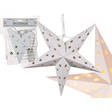Paperitähti Led-valolla 40cm - Joulusomisteet - 20794 - 1