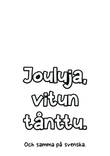 Tonttu ulos kurkistaa joulukortti - Postikortit - 32044 - 1