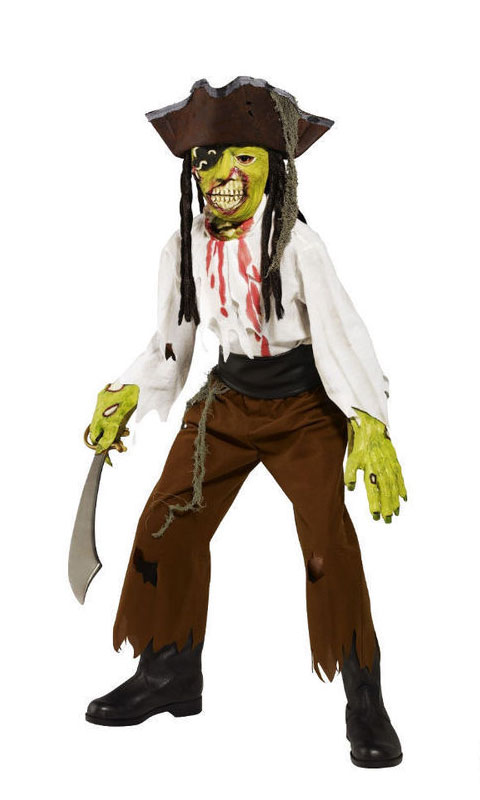 10-12V+ Zombie kurkunleikkaaja piraatti - Kauhu ja vampyyrit - 21334 - 1