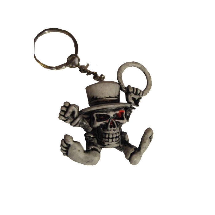 Avaimenperä Pääkallo hatulla - Koristeperät - 14094 - 1