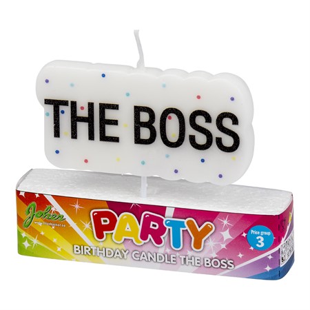 Boss -kakkukoriste - Synttärit - 31014 - 1