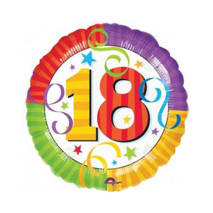 Foliopallo Happy Birthday 18V - Syntymäpäivät - 13444 - 1