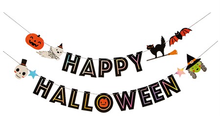 Happy Halloween banneri - Tarrat, bannerit ja muut - 31494 - 1