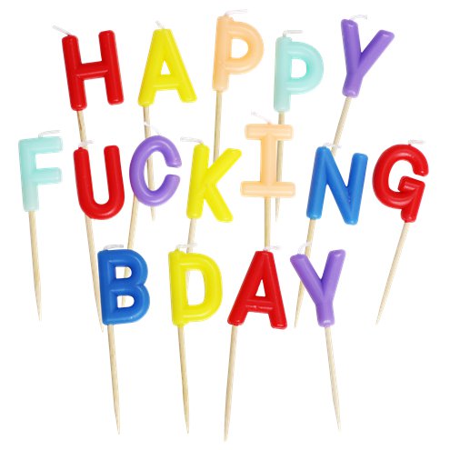 Happy fucking bday kynttilät - Synttärit - 30334 - 1