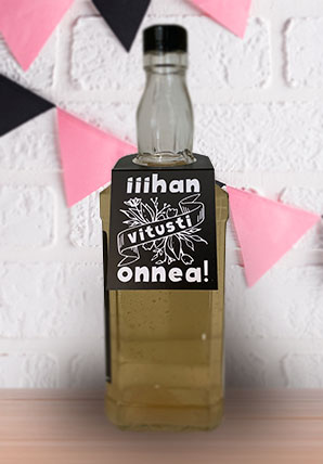 Iiihan vitusti onnea onnitteluhärpäke - Muut - 31124 - 1