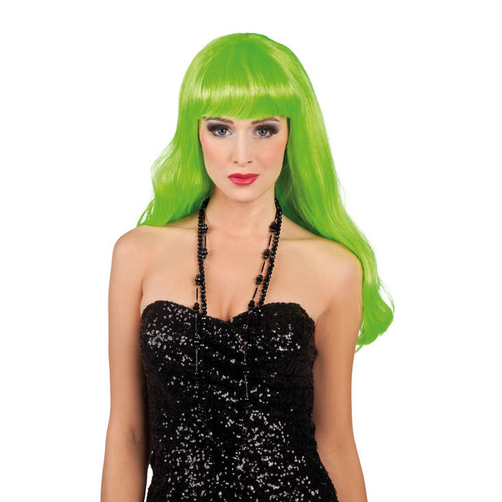 Monna Peruukki Limen vihreä - Pitkät suorat peruukit - 18594 - 1