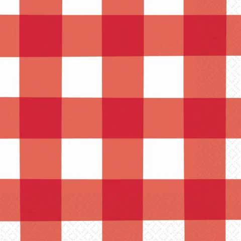 Ruutu servetit - Synttärit - 32284 - 1