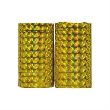 Kultaiset hologrammi serpentiinit - Vauvakutsut / Baby Shower - 30995 - 1