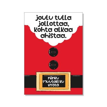 Pikkasen kiristää joulukortti - Postikortit - 32045 - 1