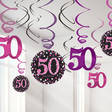 50V roikkuvat Happy Birthday koristeet P - Synttärit - 21025 - 1