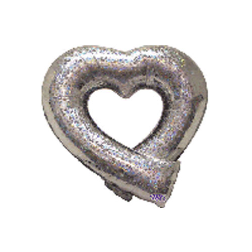 Foliopallo Hopeasydän - Sydän - 13225 - 1