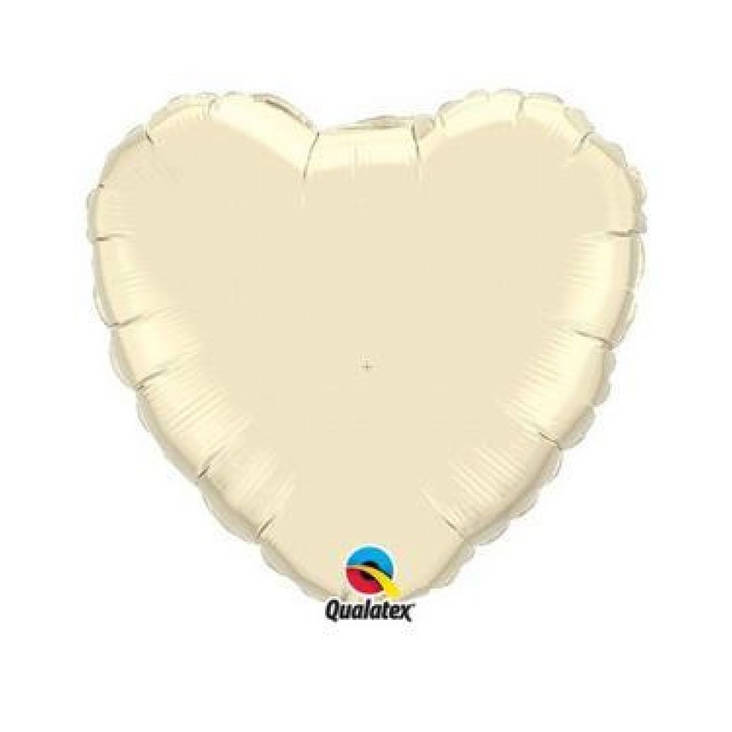 Foliopallo Vanilja Sydän - Sydän - 13355 - 1