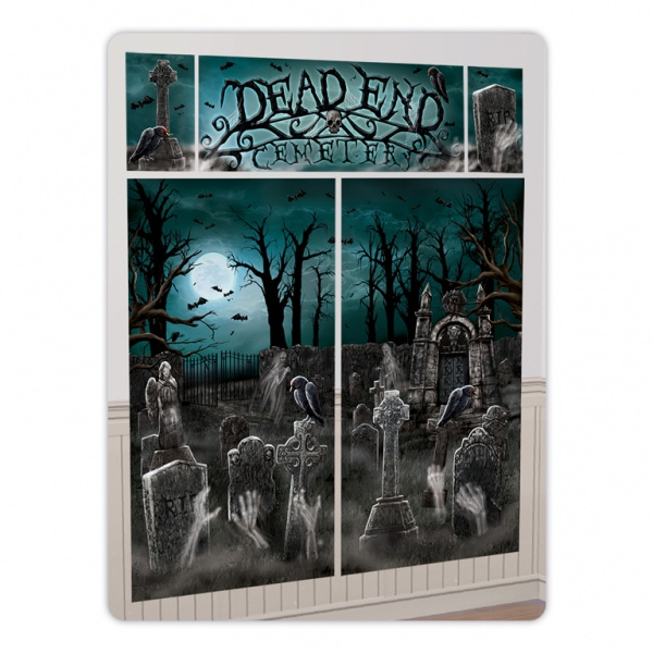 Halloween hautuumaa somiste - Tarrat, bannerit ja muut - 20565 - 1