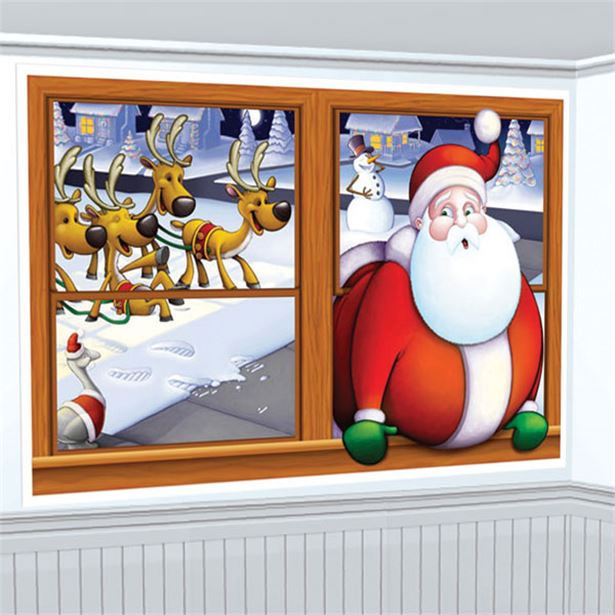 Joulupukki ja Porot Decoraatio - Joulusomisteet - 21415 - 1