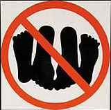 Kieltomerkki jalat - Muut somisteet - 10225 - 5