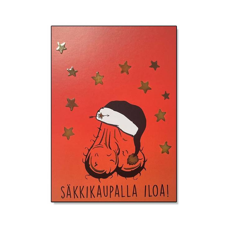 Kullankimaltavat säkit joulukortti - Postikortit - 32125 - 1