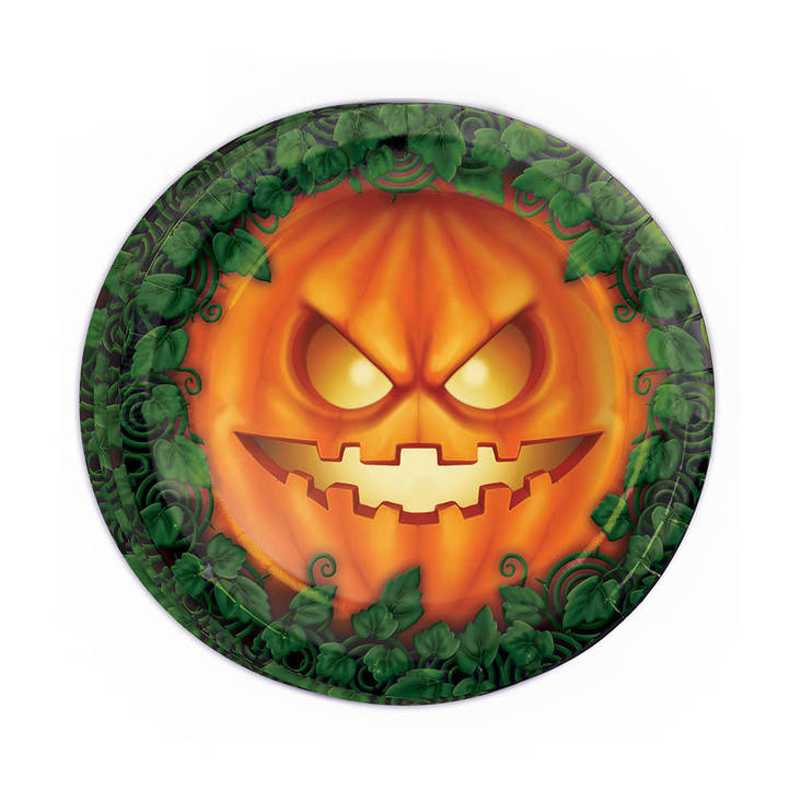Kurpitsa Halloween lautaset - Halloween / Kauhu - 21975 - 1