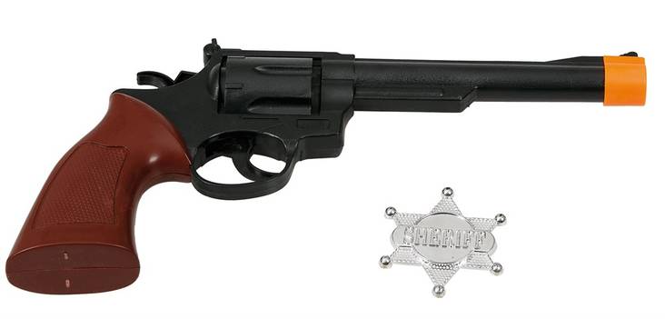 Seriffin revolveri ja tähti - Revolverit, haulikot ja pyssyt - 31875 - 1