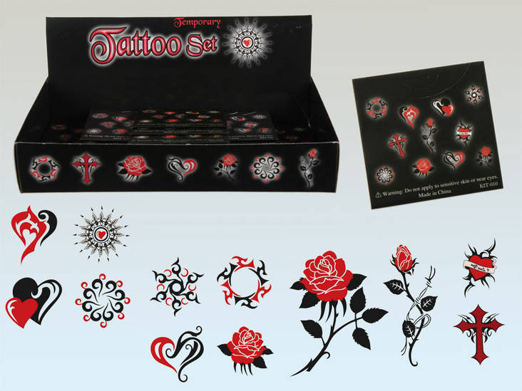 Tatuointisetti Gothic - Tatuoinnit - 11375 - 1