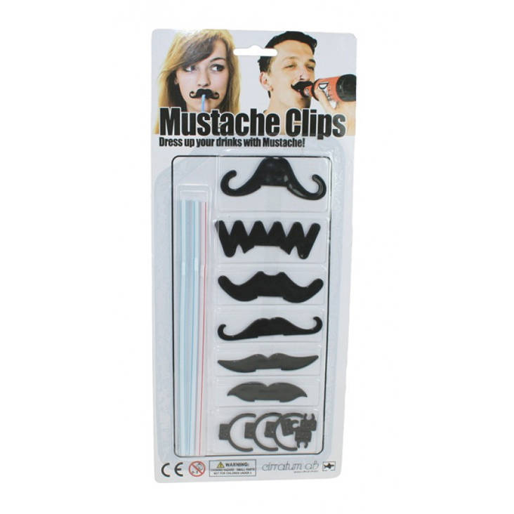 Viikset Juomille -paketti - Ruokailuvälineet - 18265 - 1