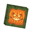 Kurpitsa Halloween lautasliinat - Halloween / Kauhu - 21976 - 1