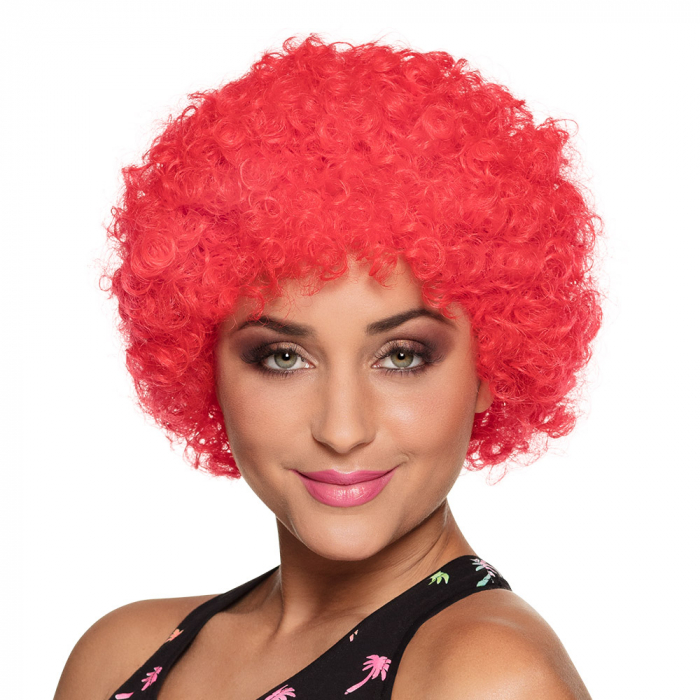 Afro pelle punainen - Afro peruukit - 31876 - 1