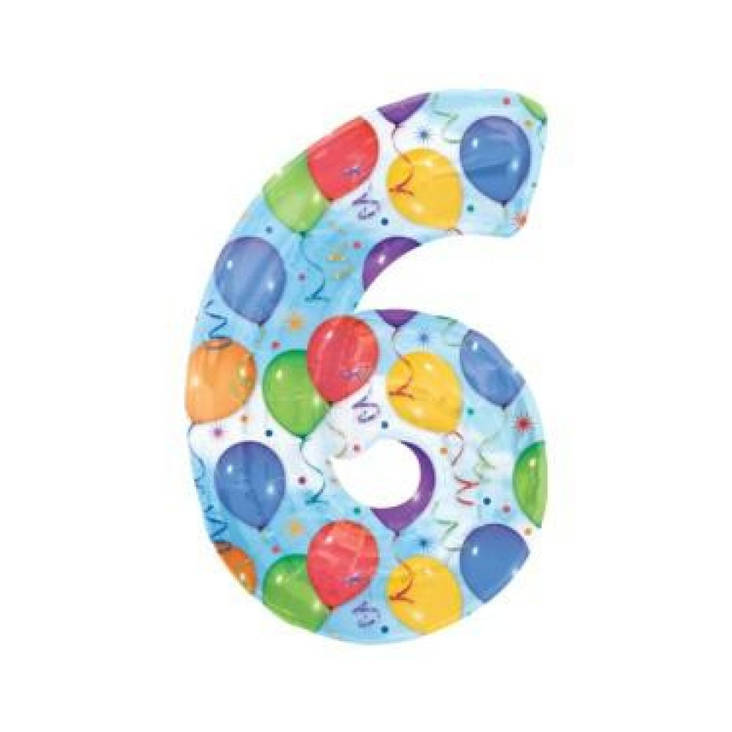 Foliopallo Nro.6 Pallokuvio - Numerot - 13566 - 1