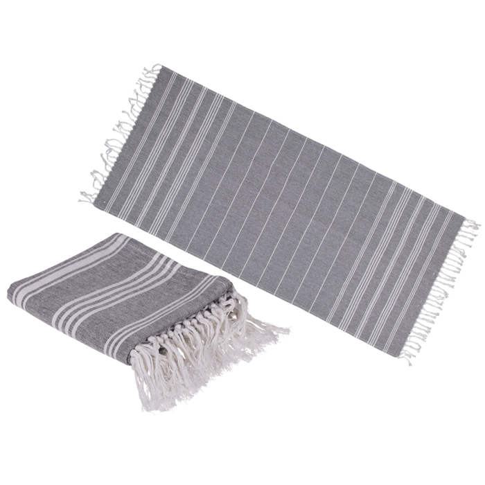 Fouta Hamam kylpypyyhe harmaa - Esiliinat, puvut - 31946 - 1