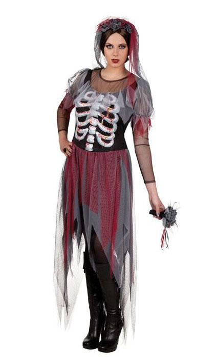 Luuranko Morsian Halloweenasu - Kauhu ja noidat - 14936 - 1