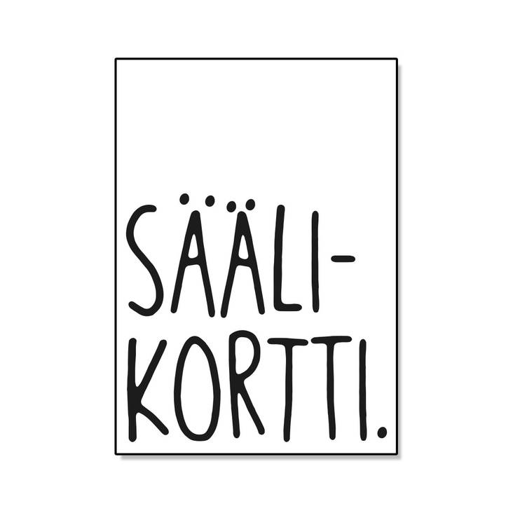 Melkein ku huomioliivi kortti - Postikortit - 31386 - 1