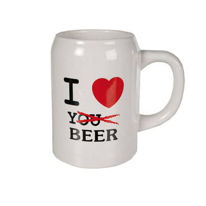 Olutmotti I Love "You" Beer - Tuopit, Motit ja Isot - 14506 - 5
