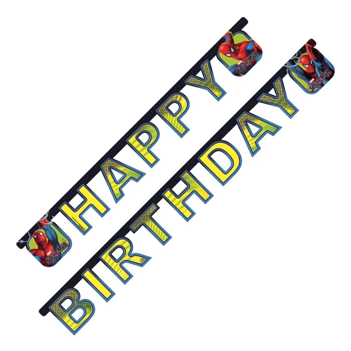 Spiderman Happy Birthday koriste - Spiderman - 18726 - 1