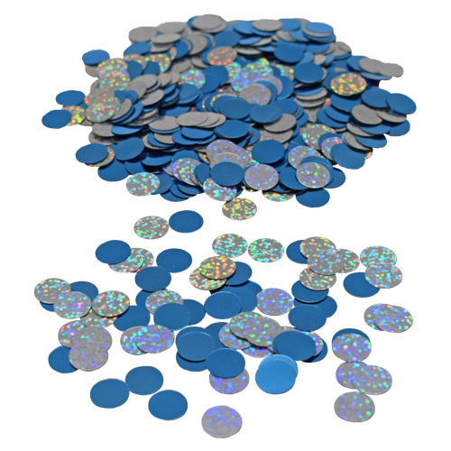 Sinihopeasävyiset confetit - Sininen - 32286 - 1