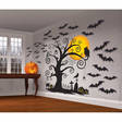 Karmiva puu Halloween seinä scene. - Tarrat, bannerit ja muut - 20557 - 1