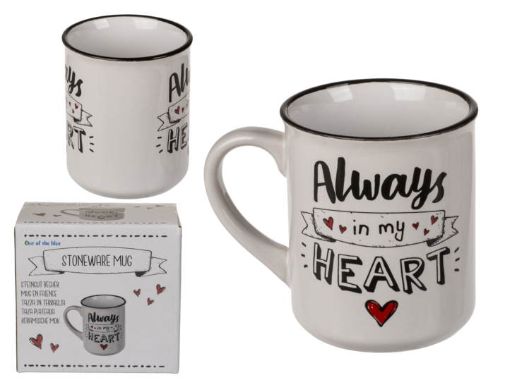 Always in my heart motti - Kahvikupit - 30077 - 1