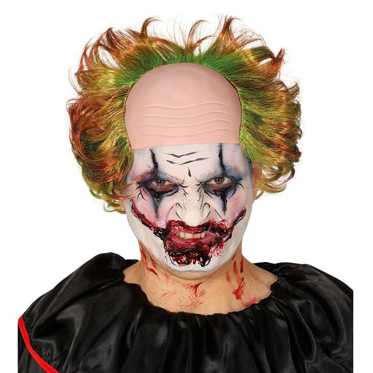 Clowni Värikäs Peruukki - Kauhu peruukit - 21957 - 1