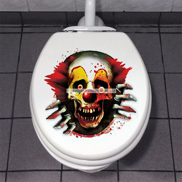 Clowni wc-pöntönkannen koriste - WC-Tuunaus - 21207 - 1