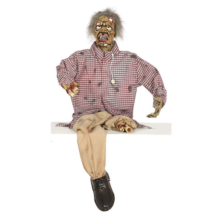 Silvottu Zombie Halloween koriste - Isot somisteet - 21977 - 1