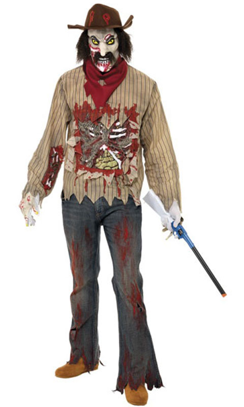 Zombie Cowboy Halloweenasu - Kauhu ja vampyyrit - 21327 - 1
