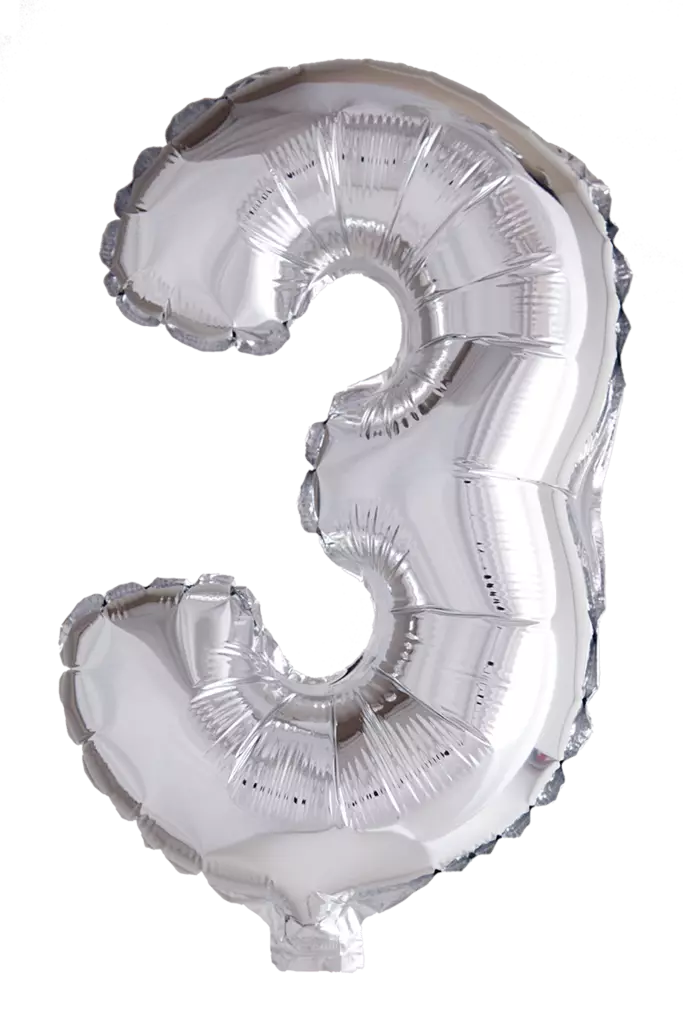 Foliopallo Nro.3 hopea 66cm - Numerot - 32227 - 1