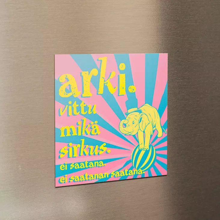 Arki, vittu mikä sirkus, magneetti - Muut - 32477 - 1