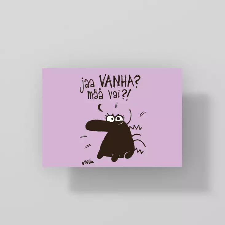 Jaa vanha? kortti - Postikortit - 32387 - 1