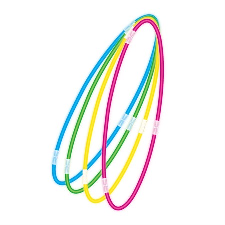 Valotikut/kaulakorut.4st - Värivalot - 31767 - 3