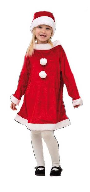 04-9V Tonttutytön mekko ja lakki - TV ja satuhahmot - 31308 - 1