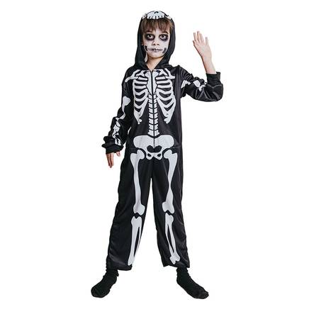 07-11V Halloween Luuranko Jumpsuit - Kauhu ja vampyyrit - 31818 - 1