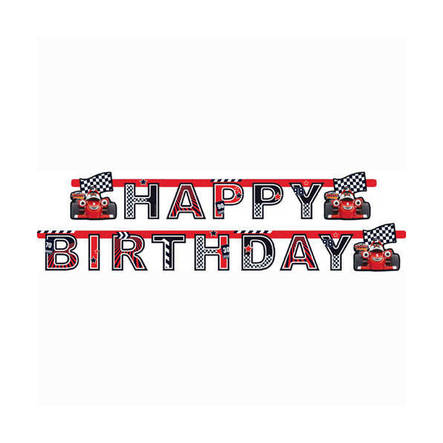 Lauri Happy Birthday koriste - Autot (Disney Cars) - 18728 - 1