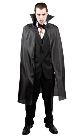 Sileä viitta Musta - Kauhu ja vampyyrit - 20058 - 2