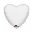 Foliopallo valkoinen sydän - Väripallot - 13588 - 1